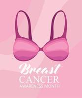 breast cancer awareness poster vector