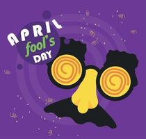 fools day card vector