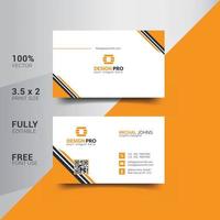 Modern Corporate Minimalist Trendy Business Card Design vector