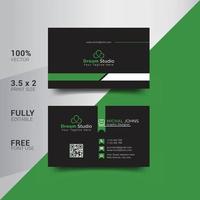 Modern Corporate Minimalist Trendy Business Card Design vector