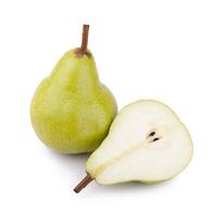 pears isolated on white background photo