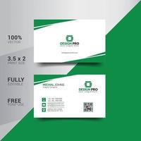 Modern Corporate Minimalist Trendy Business Card Design vector