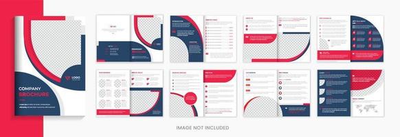 Creative Corporate Brochure design template, business brochure layout vector