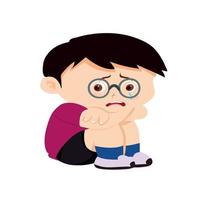 Illustration of sad boy Stock Vector Image and Art