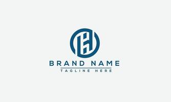 EH Logo Design Template Vector Graphic Branding Element.