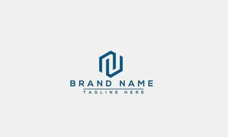 Logo design letter N . Elegant modern. Vector template.