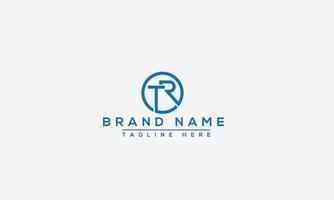 TR Logo Design Template Vector Graphic Branding Element.