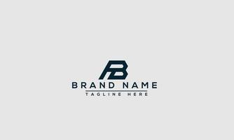 FB Logo Design Template Vector Graphic Branding Element.