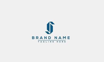 Logo design letter JS . Elegant modern. Vector template.