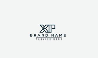 XP Logo Design Template Vector Graphic Branding Element.