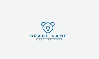 Bear Logo Design Template Vector Graphic Branding Element.