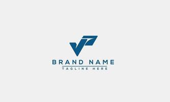 Logo design letter JP logo . Elegant modern. Vector template.