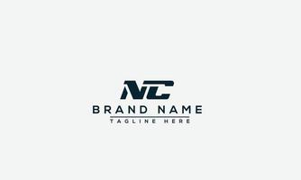 NC Logo Design Template Vector Graphic Branding Element.