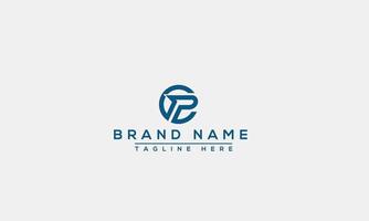 Logo design letter CP . Elegant modern. Vector template.