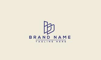 BB Logo Design Template Vector Graphic Branding Element.