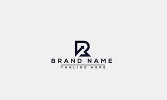 R Logo Design Template Vector Graphic Branding Element.