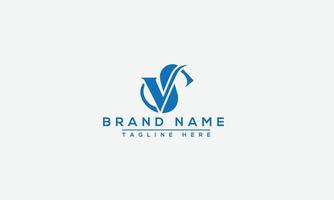 VS Logo Design Template Vector Graphic Branding Element.