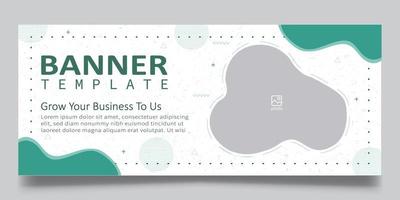 Web banner template vector