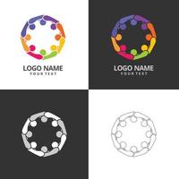 elegant, and classic, colorful, logo design for business vector