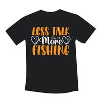 Fishing t shirt design template vector