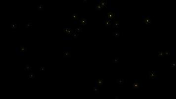 Concept L5 View of Flying Fireflies Glowing at Night with Flying Motion and Glow Animation video