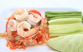 green papaya salad photo