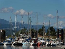 Boats at the dock photo