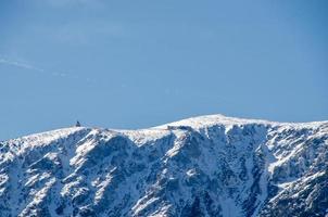 high snowmountain in austria photo