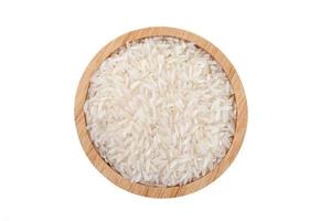 Basmati rice in bowl photo