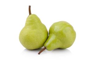 pears isolated on white background photo