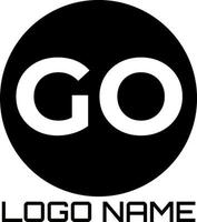 GO logo design free vector