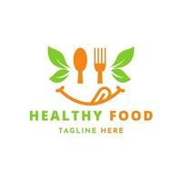 Vector Healthy Food Logo Template