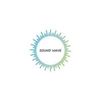 sound wave ilustration logo vector