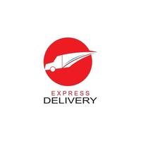 Delivery truck icon vector