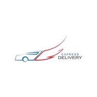 Delivery truck icon vector