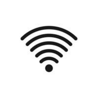 icono de wifi, vector de icono de wifi, en un moderno estilo plano aislado en fondo blanco. imagen del icono wifi, ilustración del icono wifi