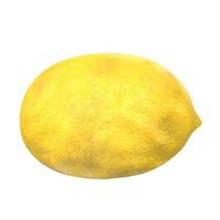 Lemon isolated on white background photo