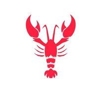 Illustration vector graphic design of template logo icon symbol lobster perfect for seafood