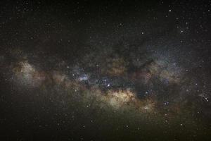 Core of Milky Way. Galactic center of the milky way, Long exposure photograph,with grain photo