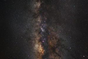 Milky Way galaxy, Long exposure photograph, with grain photo