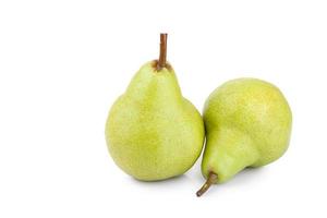 pears isolated on white background photo