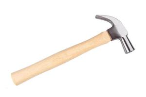 hammer isolated on a white background photo