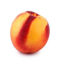 Nectarine fruit isolated on white background photo