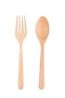 wooden spoon and fork photo