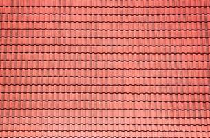 Red roof tiles background texture photo