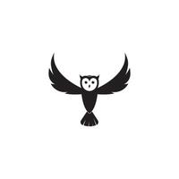 Owl logo template vector