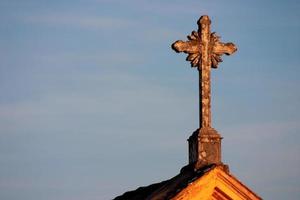 Cross in the chapel photo