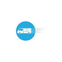 Delivery truck icon vector