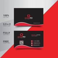 Modern Corporate Minimalist Trendy Business Card Design vector