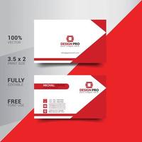 Modern Corporate Minimalist Trendy Business Card Design vector